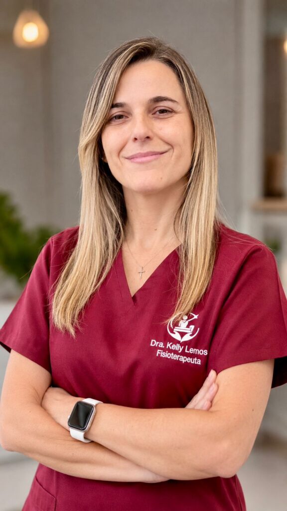 Kelly Lemos em atendimento domiciliar